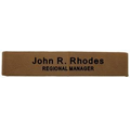 Pen Case - Single - Dark Brown, Leatherette - 6-1/2" x 1"